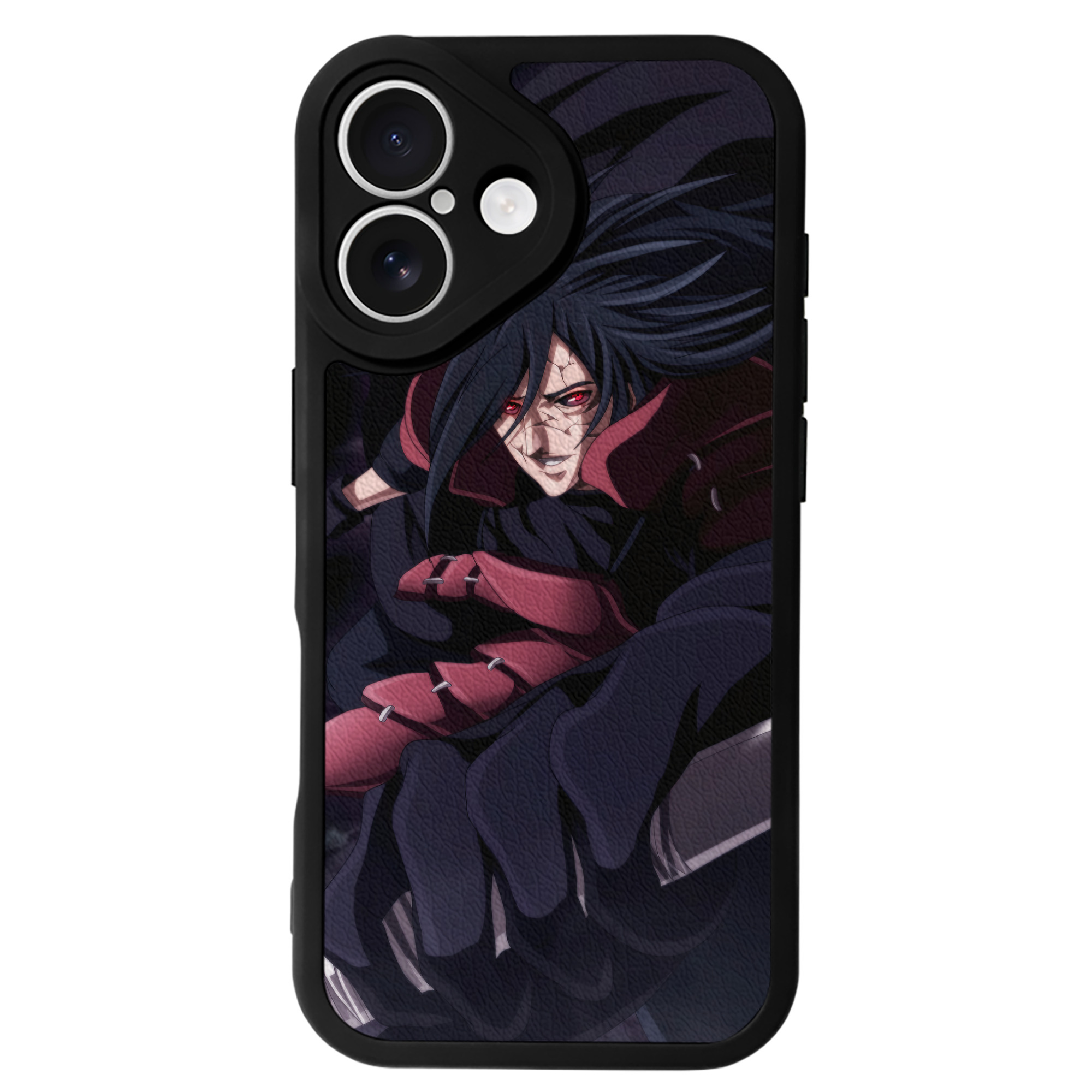 （画像用） NARUTO -ナルト- NARUTO -ナルト- 疾風伝 【iPhone 16シリーズ対応】シリコンスマホケース（レザー調） 材質：シリコン